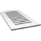 Ekena Millwork Arch Top Surface Mount PVC Gable Vent: Non-Functional, w/ 3-1/2"W x 1"P Standard Frame, 18"W x 34"H GVPAR18X3401SN - alternate 3
